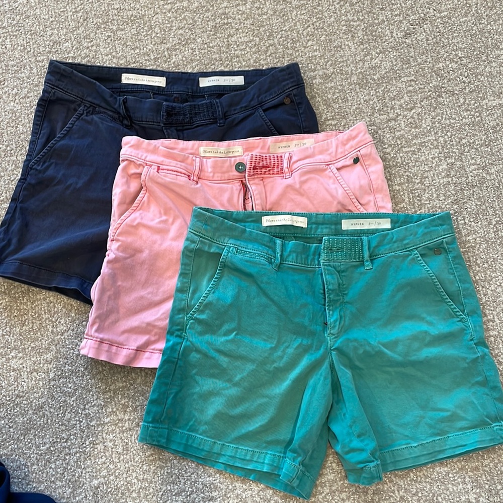 BUNDLE OR SINGLE Pilcro and the Letterpress by Anthropologie Shorts